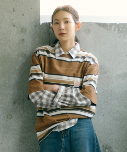 Levi's（リーバイス）の「Levi's/リーバイス Journey ウエスタンシャツ（シャツ/ブラウス・レディース・ブラウン・M/S/XS）」の2枚目の写真