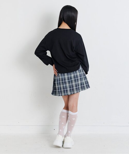 algy(アルジー)の「チャーム付きプリーツスカパン(スカート・キッズ・ブラウン/グレー/ブルー/インディゴブルー・SMALL/MEDIUM/X-SMALL/XX-SMALL)」の6枚目の写真