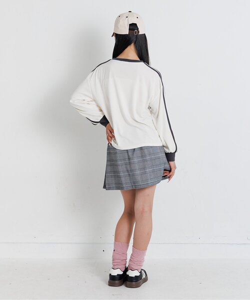 algy(アルジー)の「チャーム付きプリーツスカパン(スカート・キッズ・ブラウン/グレー/ブルー/インディゴブルー・SMALL/MEDIUM/X-SMALL/XX-SMALL)」の15枚目の写真