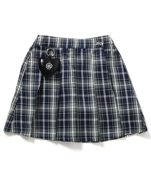 algy(アルジー)の「チャーム付きプリーツスカパン(スカート・キッズ・ブラウン/グレー/ブルー/インディゴブルー・SMALL/MEDIUM/X-SMALL/XX-SMALL)」の16枚目の写真