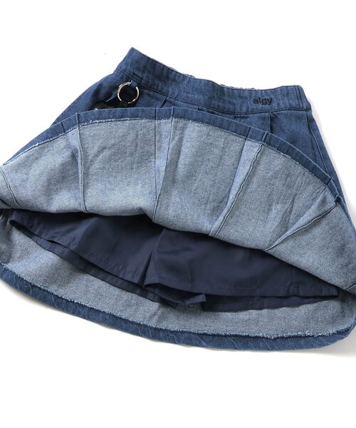 algy(アルジー)の「チャーム付きプリーツスカパン(スカート・キッズ・ブラウン/グレー/ブルー/インディゴブルー・SMALL/MEDIUM/X-SMALL/XX-SMALL)」の19枚目の写真