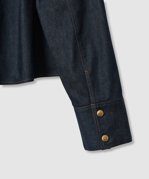 ANAYI（アナイ）の「【セットアップ対応商品】デニムライクステンカラー ジャケット（その他アウター・レディース・ネイビー・36/34/38）」の14枚目の写真