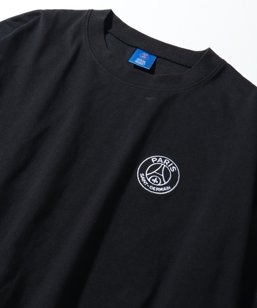 PARIS SAINT-GERMAIN（パリサンジェルマン）の「【Paris Saint-Germain/パリサンジェルマン】裾ドロスト エンブレムロゴ ロングスリーブTシャツ（Tシャツ/カットソー・メンズ・ブラック/スミクロ/ホワイト・L/M/XL）」の13枚目の写真