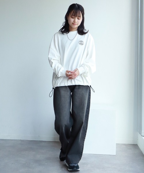 PARIS SAINT-GERMAIN（パリサンジェルマン）の「【Paris Saint-Germain/パリサンジェルマン】裾ドロスト エンブレムロゴ ロングスリーブTシャツ（Tシャツ/カットソー・メンズ・ブラック/スミクロ/ホワイト・L/M/XL）」の16枚目の写真