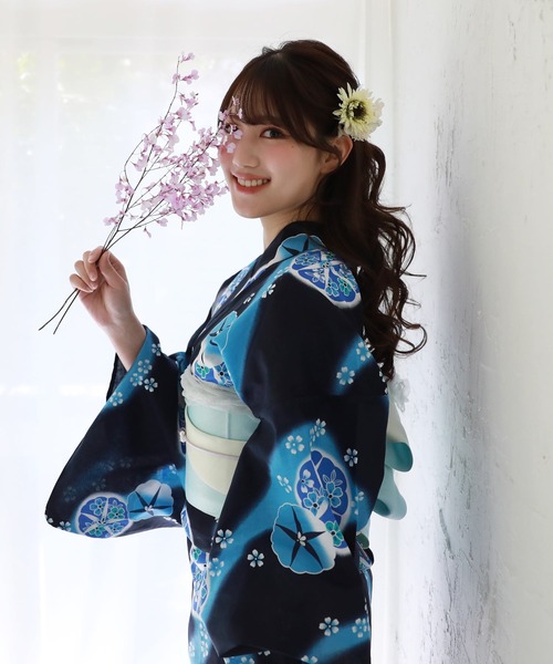 セール】ときめき恋浴衣3点セット（浴衣）｜和なでしこ（ワナデシコ