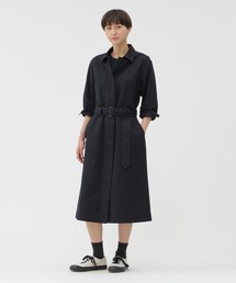 マーガレット ハウエル MHL シルク ブラック ノースリーブワンピース ドレス MARGARET HOWELL｜マーガレット・ハウエルのワンピース通販