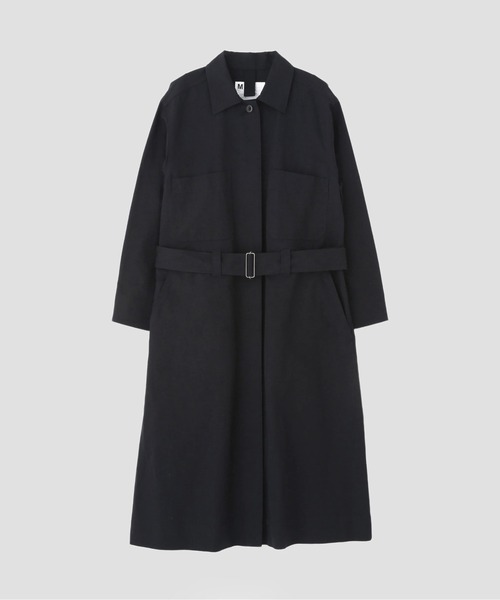 MHL.（エムエイチエル）の「WA-SHI COTTON PLAINWEAVE（ワンピース・レディース・ネイビー・1/2）」の3枚目の写真