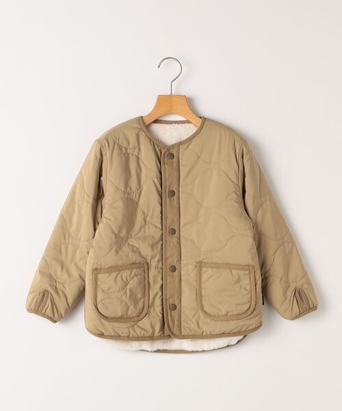 SHIPS（シップス）の「SHIPS KIDS:100～130cm/〈洗濯機可能〉ボア×キルティング リバーシブル ブルゾン（その他アウター・キッズ・オリーブ/キャメル・130/120/110/100）」の13枚目の写真