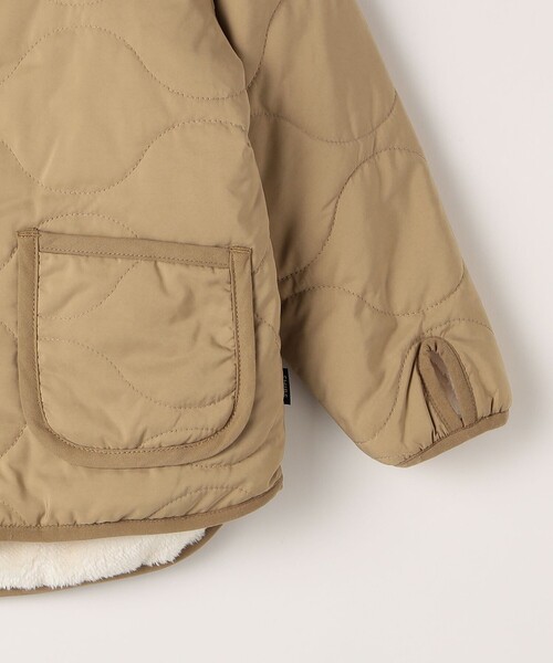 SHIPS（シップス）の「SHIPS KIDS:100～130cm/〈洗濯機可能〉ボア×キルティング リバーシブル ブルゾン（その他アウター・キッズ・オリーブ/キャメル・130/120/110/100）」の10枚目の写真