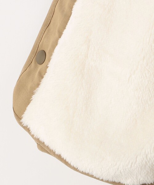 SHIPS（シップス）の「SHIPS KIDS:100～130cm/〈洗濯機可能〉ボア×キルティング リバーシブル ブルゾン（その他アウター・キッズ・オリーブ/キャメル・130/120/110/100）」の7枚目の写真