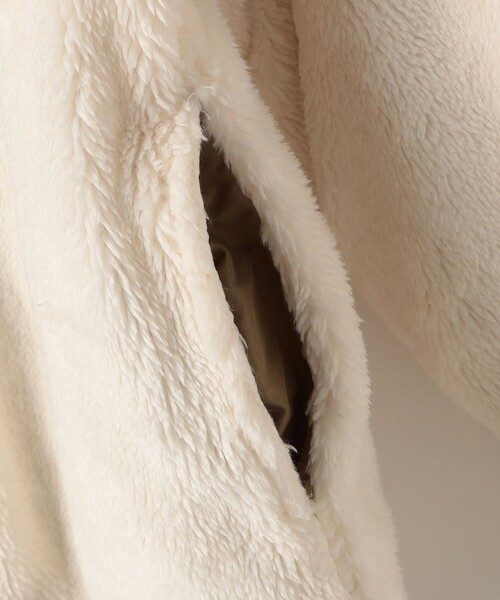 SHIPS（シップス）の「SHIPS KIDS:100～130cm/〈洗濯機可能〉ボア×キルティング リバーシブル ブルゾン（その他アウター・キッズ・オリーブ/キャメル・130/120/110/100）」の6枚目の写真