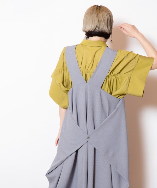 セール】3WAYストライプジャンパースカート（ジャンパースカート