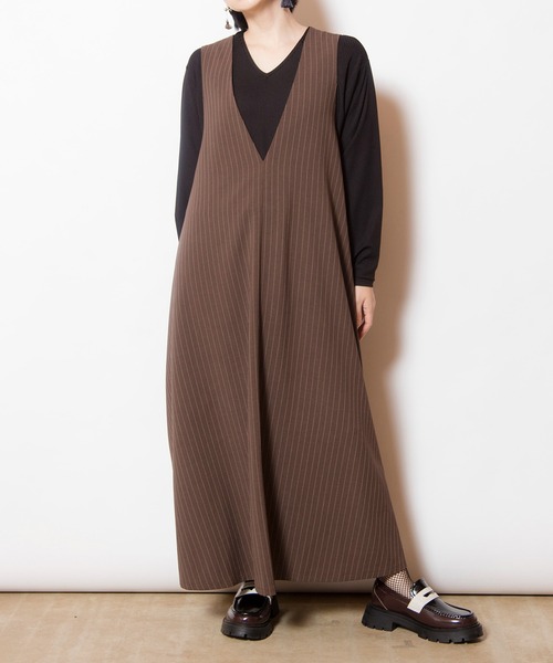 セール】3WAYストライプジャンパースカート（ジャンパースカート