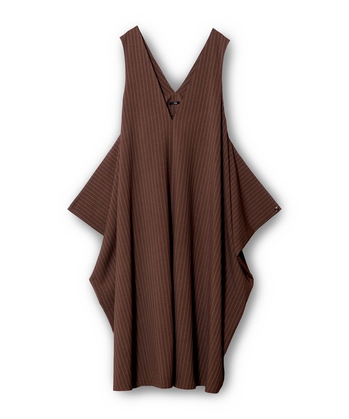 OSMOSIS（オズモーシス）の「3WAYストライプジャンパースカート（ジャンパースカート・レディース・ブラウン/ブラック/グレー・ONE SIZE）」の17枚目の写真