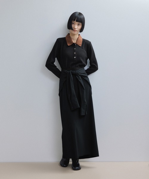 アダムエロペ　ポロシャツ　長袖 WEB限定】ロングスリーブポロシャツ（ポロシャツ）｜ADAM ET