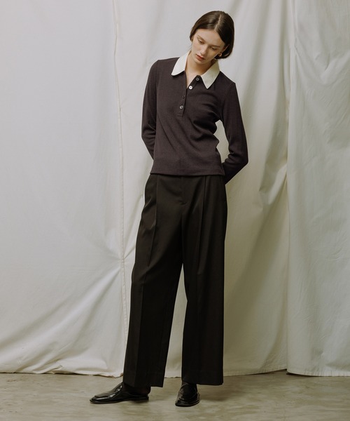 WEB限定】ロングスリーブポロシャツ（ポロシャツ）｜ADAM ET