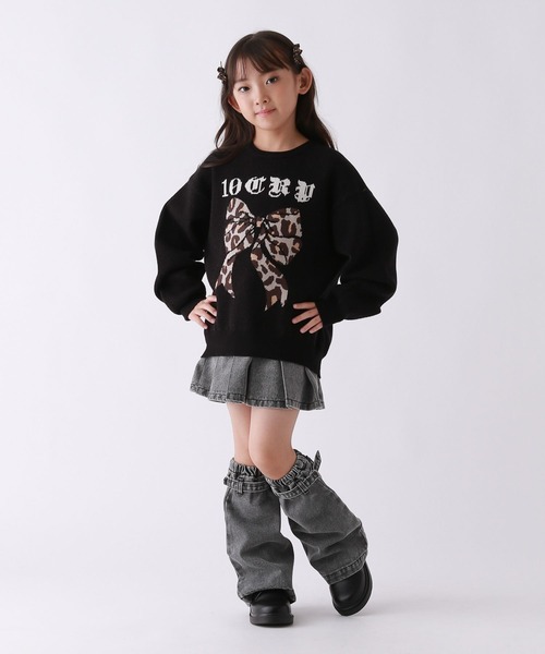 10C REPIPI（ジューシーレピピ）の「【10C REPIPI】デニムプリーツスカート（デニムスカート・キッズ・ブルー系/ブラック系/ピンク系その他・110cm/130cm/120cm）」の5枚目の写真