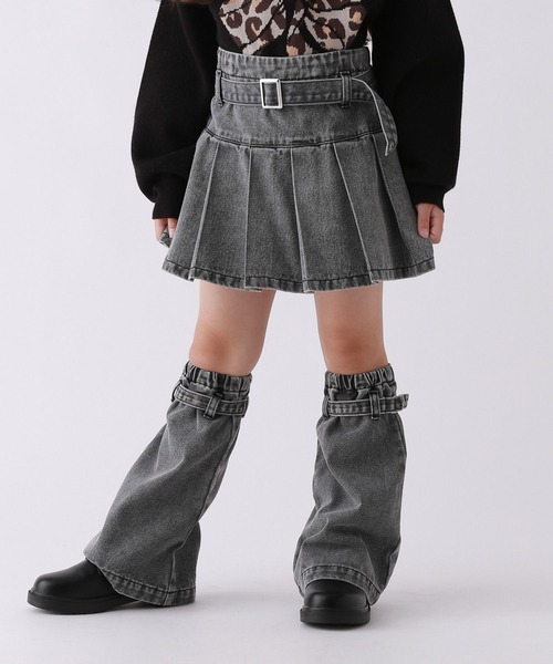 10C REPIPI（ジューシーレピピ）の「【10C REPIPI】デニムプリーツスカート（デニムスカート・キッズ・ブルー系/ブラック系/ピンク系その他・110cm/130cm/120cm）」の8枚目の写真