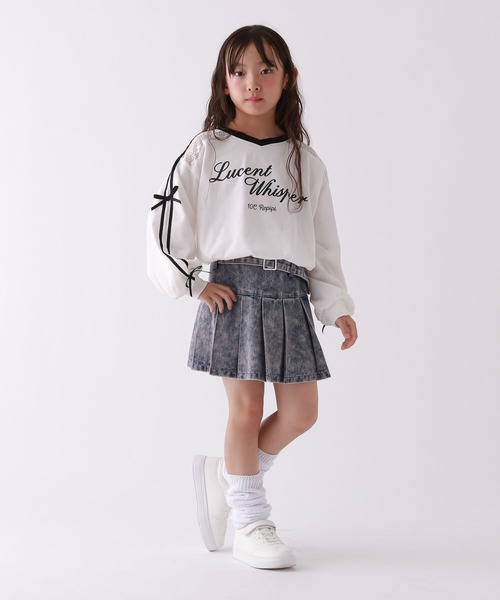 10C REPIPI（ジューシーレピピ）の「【10C REPIPI】デニムプリーツスカート（デニムスカート・キッズ・ブルー系/ブラック系/ピンク系その他・110cm/130cm/120cm）」の10枚目の写真