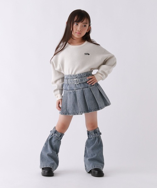10C REPIPI（ジューシーレピピ）の「【10C REPIPI】デニムプリーツスカート（デニムスカート・キッズ・ブルー系/ブラック系/ピンク系その他・110cm/130cm/120cm）」の12枚目の写真