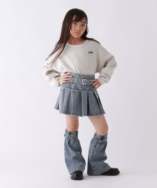 10C REPIPI（ジューシーレピピ）の「【10C REPIPI】デニムプリーツスカート（デニムスカート・キッズ・ブルー系/ブラック系/ピンク系その他・110cm/130cm/120cm）」の13枚目の写真