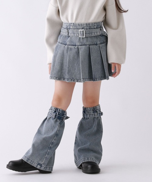 10C REPIPI（ジューシーレピピ）の「【10C REPIPI】デニムプリーツスカート（デニムスカート・キッズ・ブルー系/ブラック系/ピンク系その他・110cm/130cm/120cm）」の14枚目の写真
