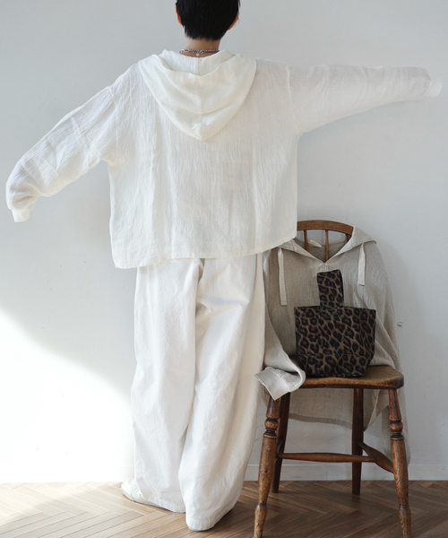 JOURNAL STANDARD LUXE（ジャーナルスタンダード　ラックス）の「Fiona's hoodpull（その他トップス・レディース・ホワイト/アイボリー・FREE）」の10枚目の写真