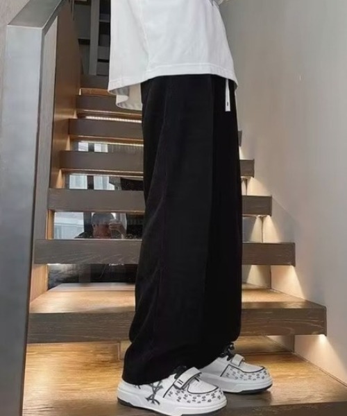 SHEPP(シープ)の「コーデュロイ ルーズストレートパンツ(その他パンツ・メンズ・グレー/ブラック/パープル/ピンク/ホワイト・M/L)」の16枚目の写真