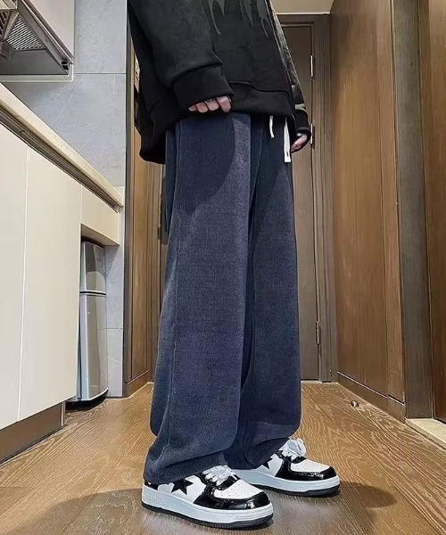 SHEPP(シープ)の「コーデュロイ ルーズストレートパンツ(その他パンツ・メンズ・グレー/ブラック/パープル/ピンク/ホワイト・M/L)」の15枚目の写真