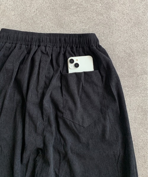 SHEPP(シープ)の「コーデュロイ ルーズストレートパンツ(その他パンツ・メンズ・グレー/ブラック/パープル/ピンク/ホワイト・M/L)」の20枚目の写真