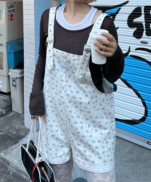 Alley Tokyo(アリートーキョー)の「ミニサロペ(サロペット/オーバーオール・レディース・ドット/ブルー/オフホワイト・FREE)」の19枚目の写真