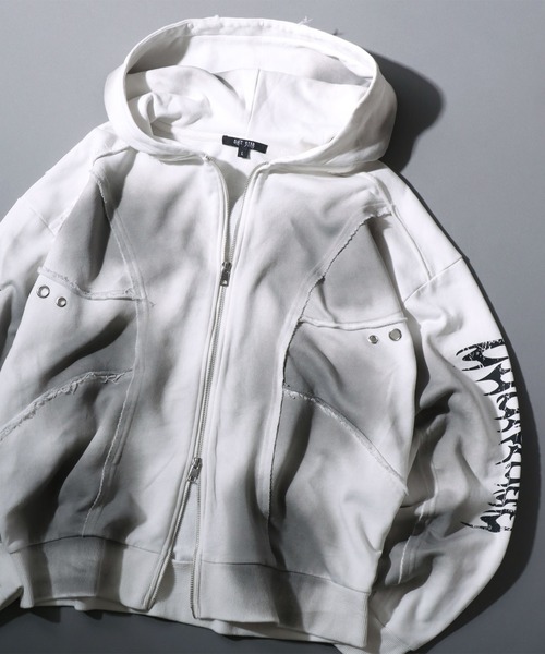 セール】Grunge Style Sweat Hoodie/グランジ ヴィンテージ
