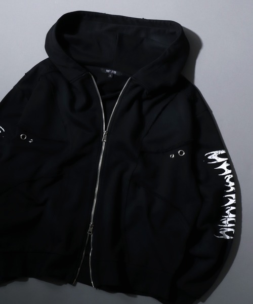 セール】Grunge Style Sweat Hoodie/グランジ ヴィンテージ