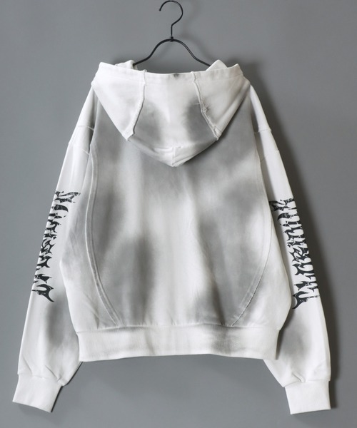 セール】Grunge Style Sweat Hoodie/グランジ ヴィンテージライク