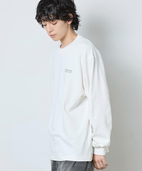 L.L.Bean（エルエルビーン）の「【JAPAN EDITION】ユニオン・アニマル・ロングスリーブ・ティ（Tシャツ/カットソー・メンズ・グレー系1/ホワイト系/ホワイト系1/グレー系・SMALL/MEDIUM/LARGE）」の6枚目の写真