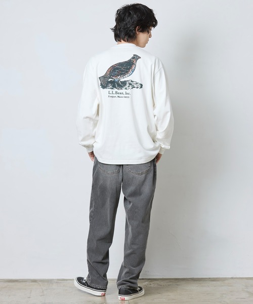 L.L.Bean（エルエルビーン）の「【JAPAN EDITION】ユニオン・アニマル・ロングスリーブ・ティ（Tシャツ/カットソー・メンズ・グレー系1/ホワイト系/ホワイト系1/グレー系・SMALL/MEDIUM/LARGE）」の10枚目の写真