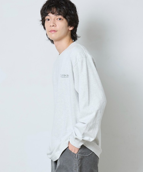 L.L.Bean（エルエルビーン）の「【JAPAN EDITION】ユニオン・アニマル・ロングスリーブ・ティ（Tシャツ/カットソー・メンズ・グレー系1/ホワイト系/ホワイト系1/グレー系・SMALL/MEDIUM/LARGE）」の19枚目の写真