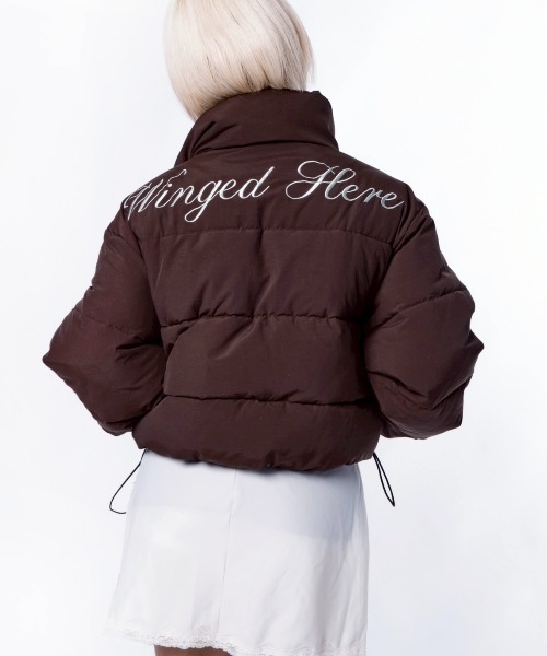 Stand collar short volume jacket/スタンドカラーショートボリューム