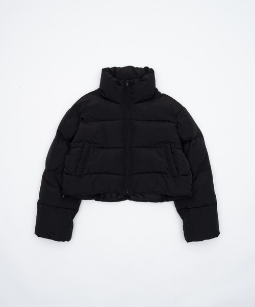 Stand collar short volume jacket/スタンドカラーショートボリューム