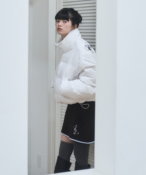 Stand collar short volume jacket/スタンドカラーショートボリューム