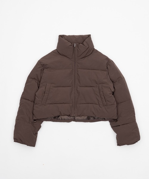 Stand collar short volume jacket/スタンドカラーショートボリューム