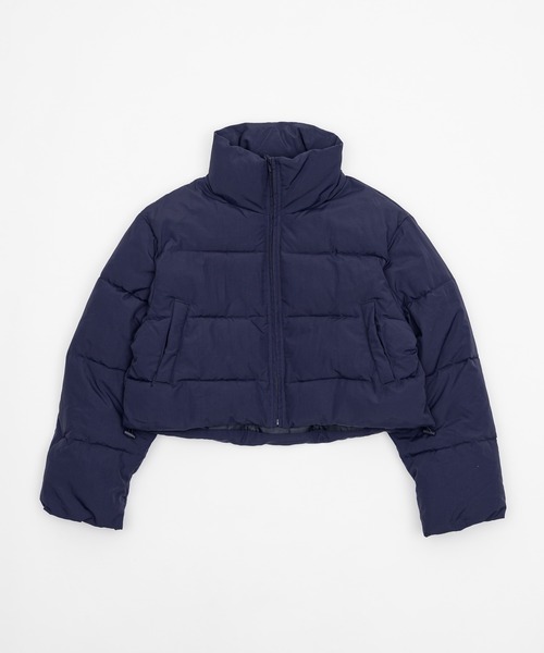 Stand collar short volume jacket/スタンドカラーショートボリューム