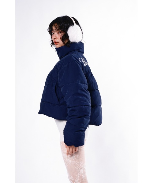 Stand collar short volume jacket/スタンドカラーショートボリューム