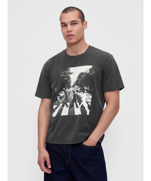 THE BEATLES グラフィックTシャツ ザ・ビートルズ リラックスフィット グラフィックTシャツ THE
