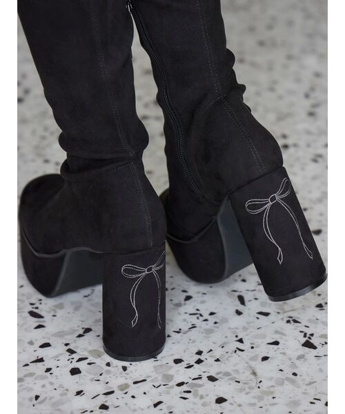 CALNAMUR（カルナムール）の「ロングブーツ（ブーツ・レディース・ブラウン/ブラック・SMALL/MEDIUM/LARGE）」の10枚目の写真