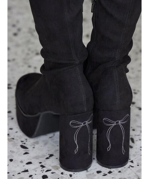 CALNAMUR（カルナムール）の「ロングブーツ（ブーツ・レディース・ブラウン/ブラック・SMALL/MEDIUM/LARGE）」の11枚目の写真