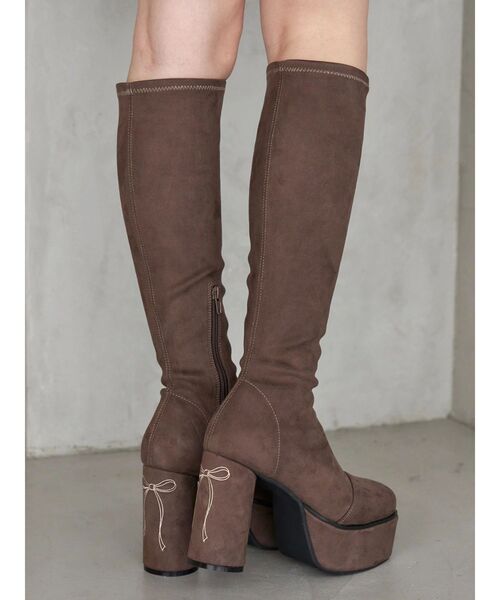 CALNAMUR（カルナムール）の「ロングブーツ（ブーツ・レディース・ブラウン/ブラック・SMALL/MEDIUM/LARGE）」の12枚目の写真