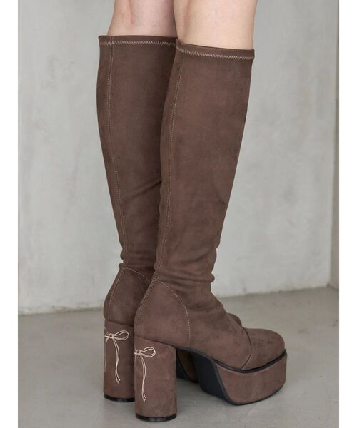 CALNAMUR（カルナムール）の「ロングブーツ（ブーツ・レディース・ブラウン/ブラック・SMALL/MEDIUM/LARGE）」の14枚目の写真