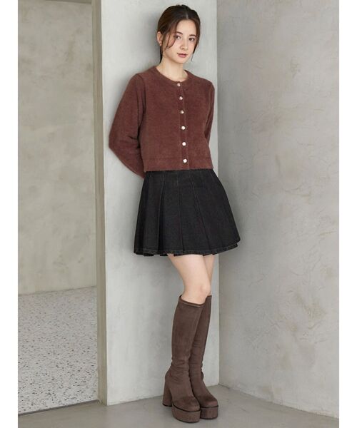 CALNAMUR（カルナムール）の「ロングブーツ（ブーツ・レディース・ブラウン/ブラック・SMALL/MEDIUM/LARGE）」の19枚目の写真