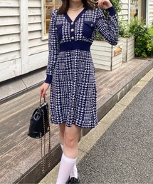 千鳥柄 千鳥格子」に該当するレディースのワンピースファッション通販